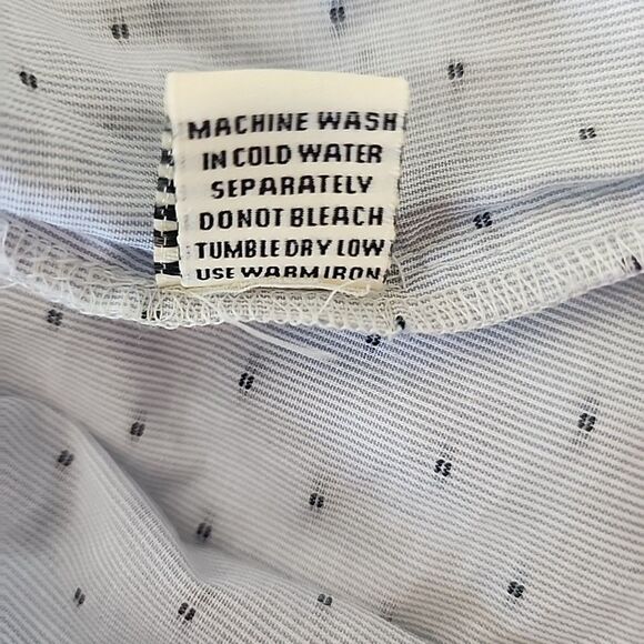 Sim & Sam Strapless Maxi Dress Blue Tiered Ruffle Size M Cotton Peasant NWT - Picture 8 of 8